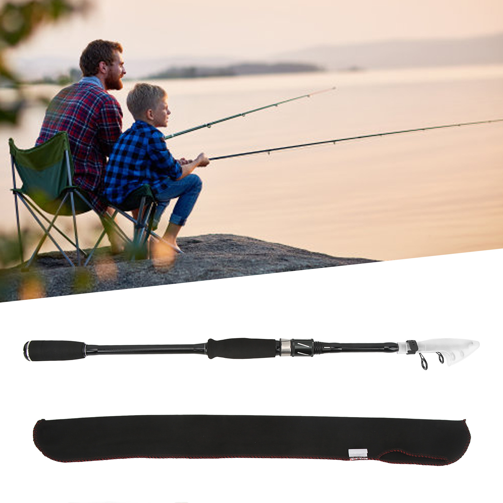 Fishing Rod Carbon Fiber - Lure Fishing Rod and Reel Combo