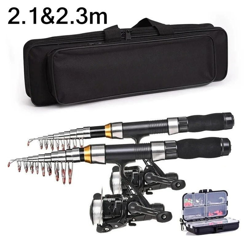 Fishing Rod Spinning - BRAVMAK 2.1/ 2.3 mTelescopic Fishing Rod