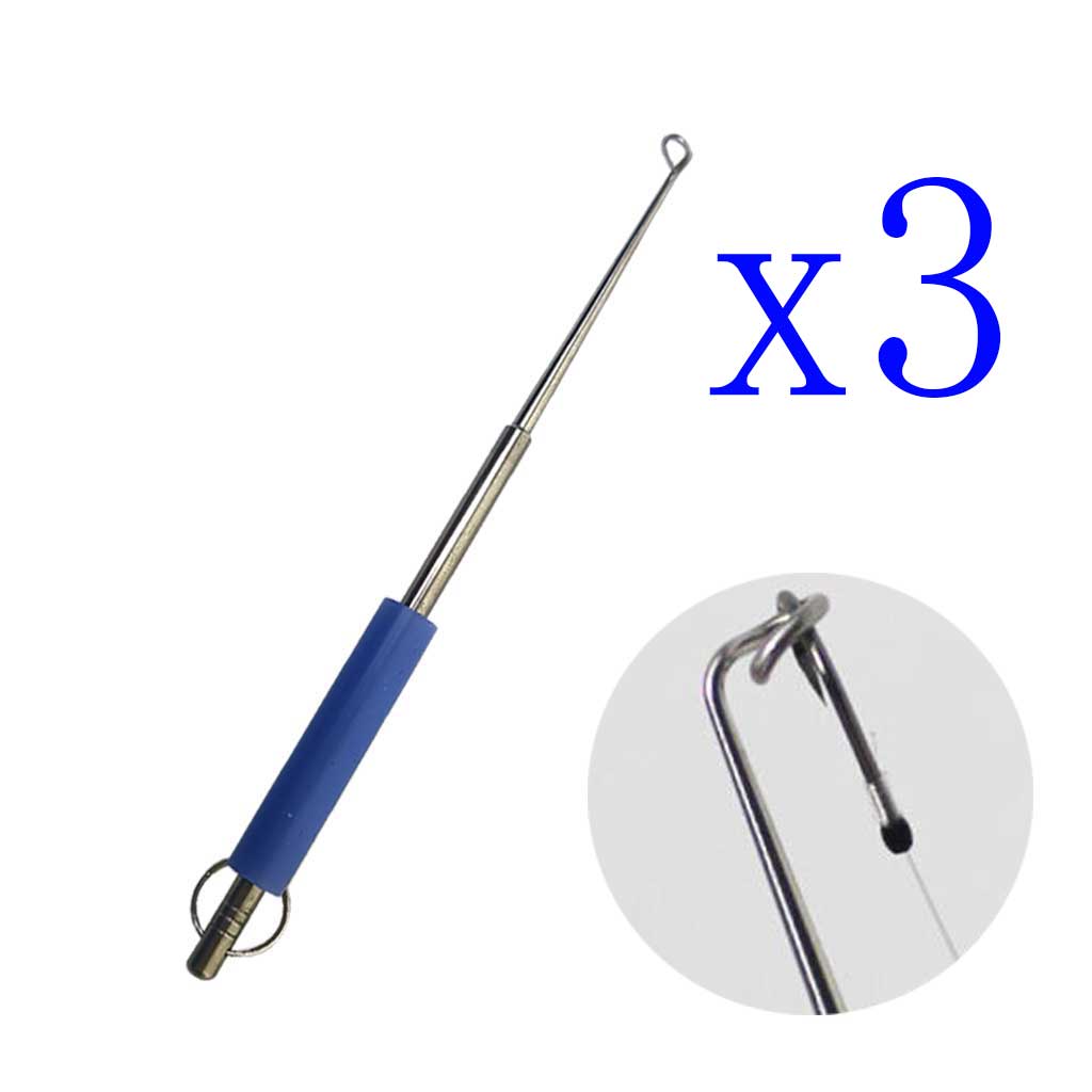 3-Pack Stainless Steel Fish Ho - Fishing Rod Building Kit 评论和价格