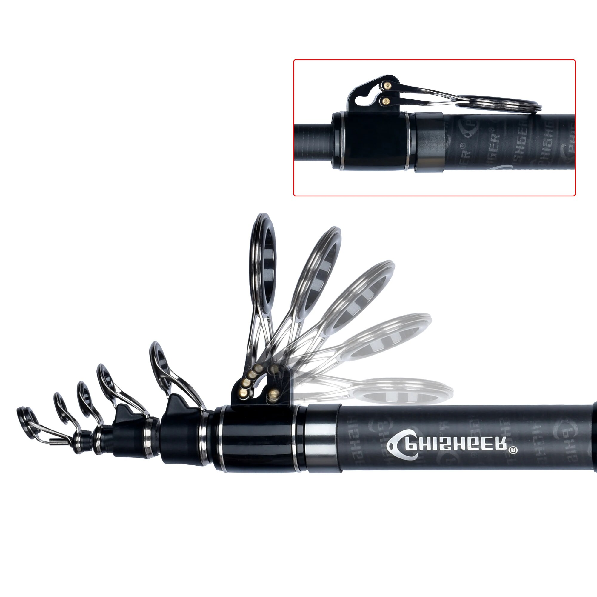 PHISHGER Telescopic Surf Spinn - Fishing Rod Surf 评论和价格