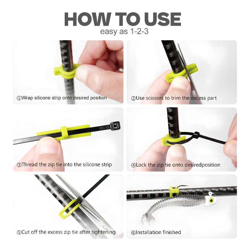 Silicone Lure Hanger Hook​ – U - Fishing Rod Combo 评论和价格