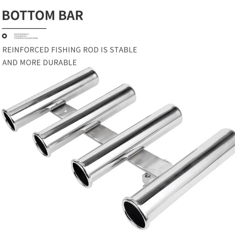 Stainless Steel 4 Tubes Rod Ho - Fishing Rod Boat 评论和价格