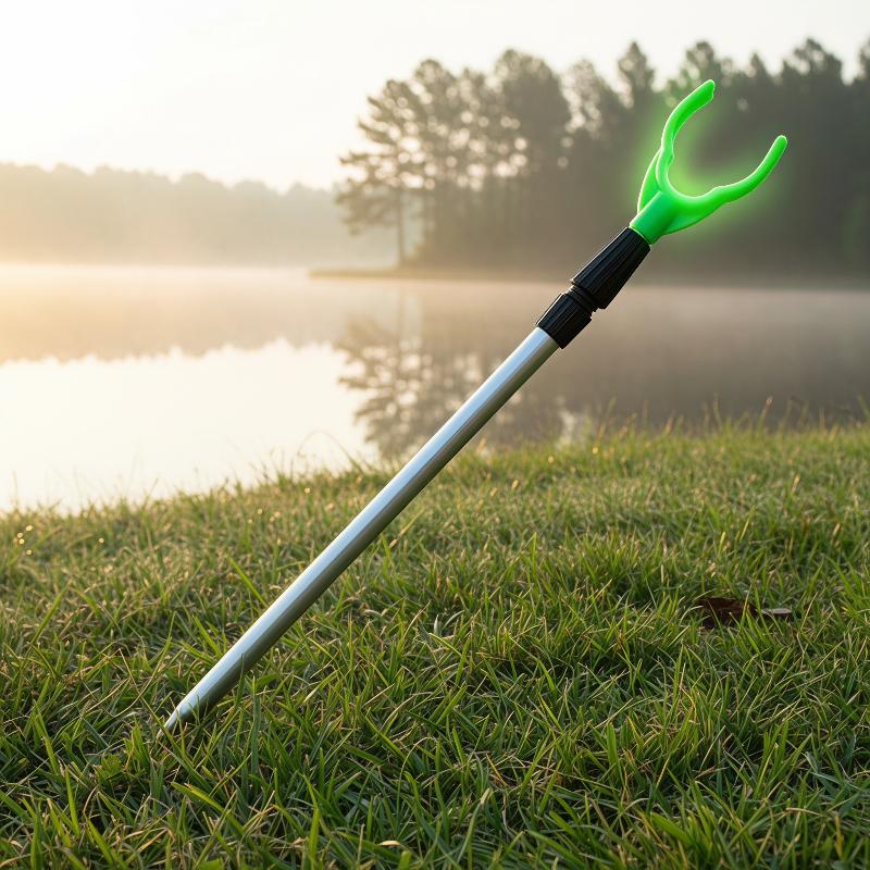 Retractable Aluminum Alloy Fis - Fishing Rod Rack 评论和价格